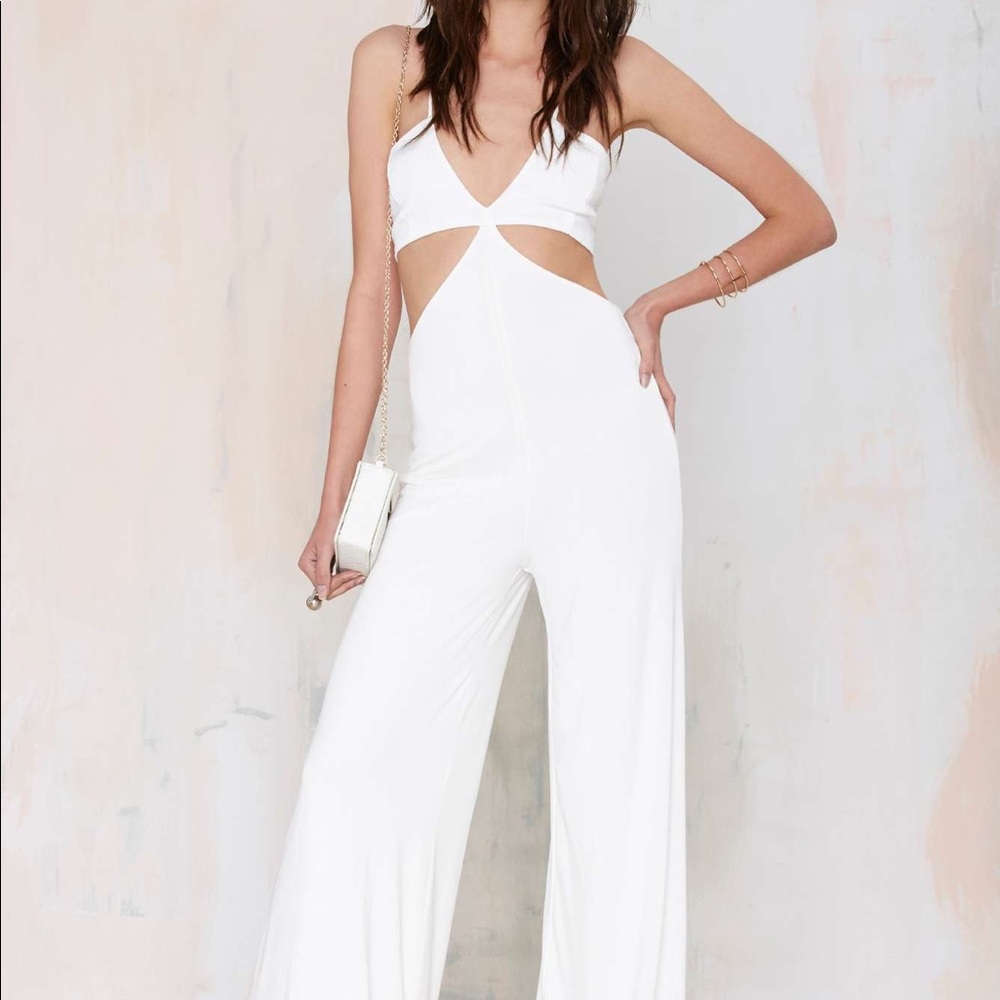 Nasty Gal Frisco Inferno Knit Cutout Jumpsuit🤍